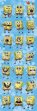 Spongebob Squarepants Door Poster - Expressions
